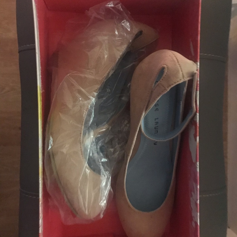 Chinese Laundry suede wedges